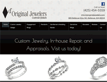 Tablet Screenshot of doriginaljewelers.com